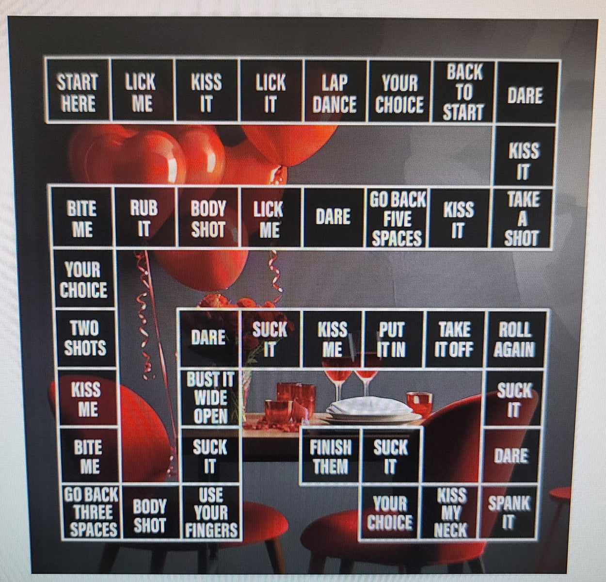 Valentines Board Game