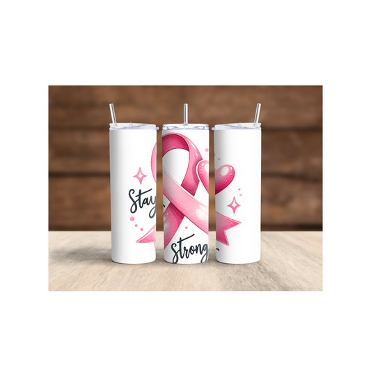 Custom Breast Cancer Tumbler